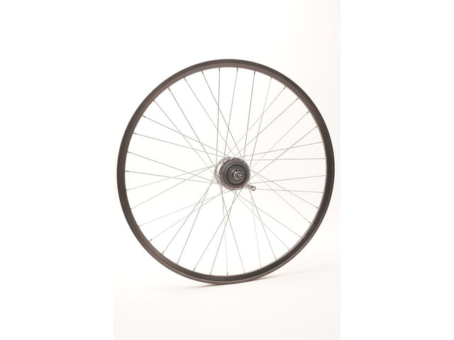 Connect baghjul 700c med Shimano Nexus 7 DX-nav og fodbremse, ZAC 421-fælg, sort – billede 1