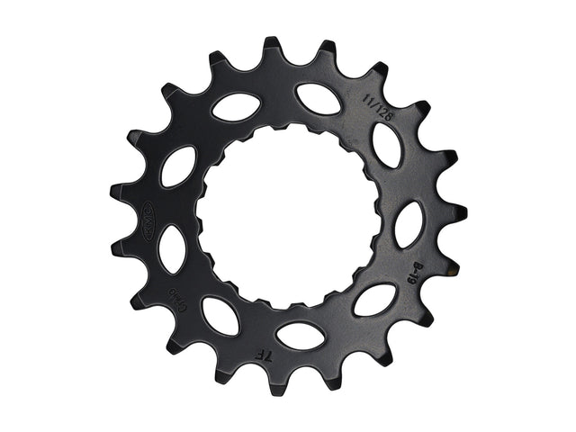 KMC kædehjul 19T til Bosch-motor, krom-molybdæn, sort, 11/128" – billede 1
