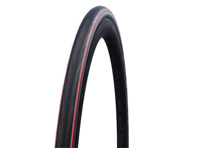 Schwalbe Lugano II trådkantdæk 700 x 25c (25-622) – Sort/Rød – billede 1