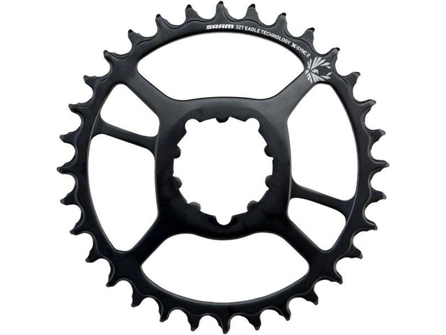 SRAM X-SYNC 2 klinge 32T, Direct Mount, 3 mm offset, stål, sort – billede 1