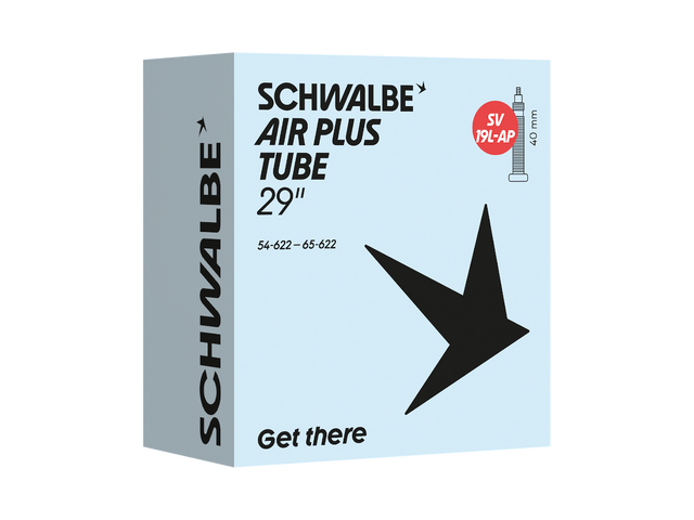 Schwalbe SV19L-AP AIR PLUS cykelslange 29 x 2,1-2,6" racerventil 40 mm – billede 1