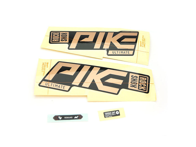 RockShox mærkater til Pike Ultimate (2021), 27,5/29", mat kobber – billede 1