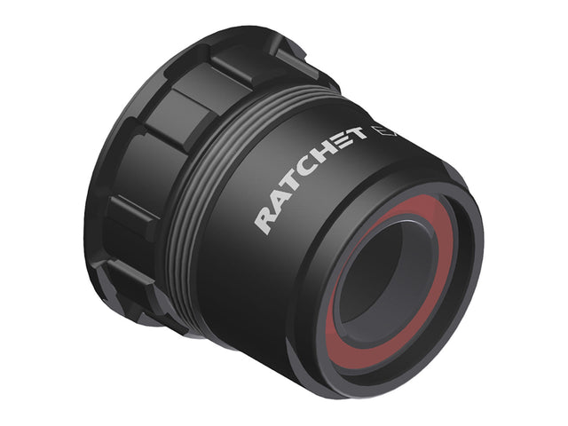 DT Swiss frihjulsbody SRAM XDR (AXDR) Ratchet EXP, aluminium, uden endeprop, sandblæst sort – billede 1