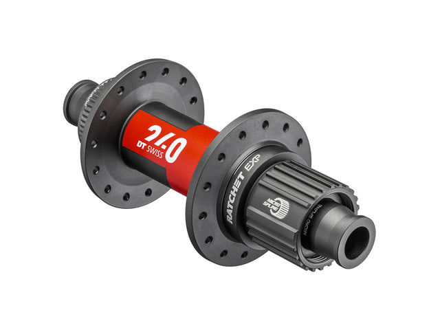 DT Swiss 240 baghjulsnav 12x148 mm, 32 huller, CenterLock, Shimano Micro Spline – billede 1