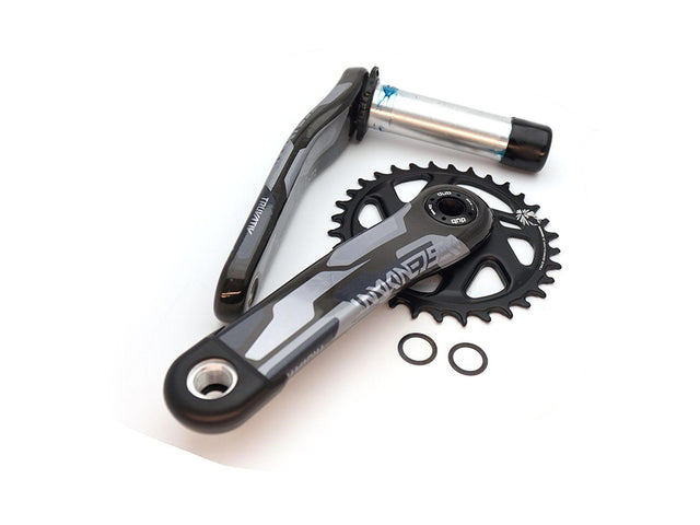 Truvativ Descendant Eagle (Troy Lee) kranksæt – DUB, 32T, 170 mm, grå grafik – billede 1