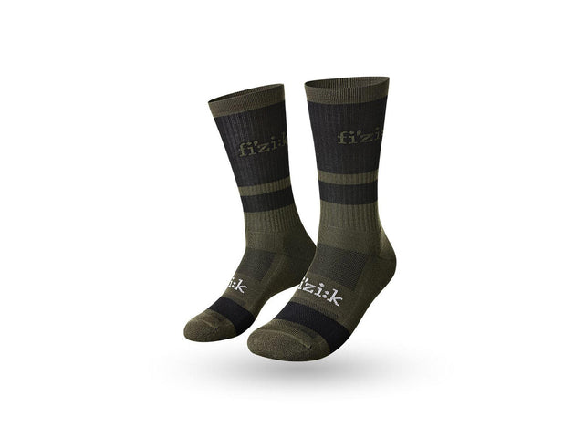 Fizik Off-road cykelstrømper army/sort str. M (40-43) – billede 1
