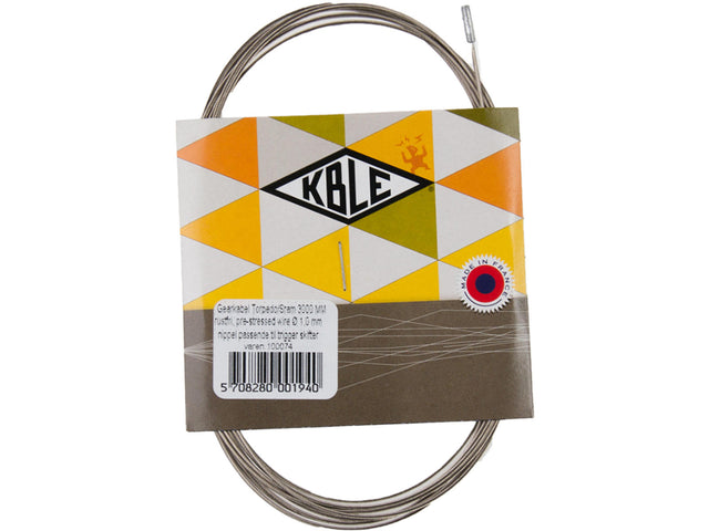 Connect gearkabel 3000 mm i rustfrit stål, Ø1 mm, til T3-skiftegreb – billede 1