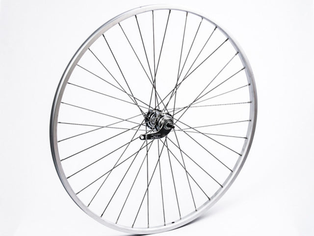 Connect baghjul 700c, singlespeed med fodbremse, Mach1 110-fælg, sølvfarvet – billede 1