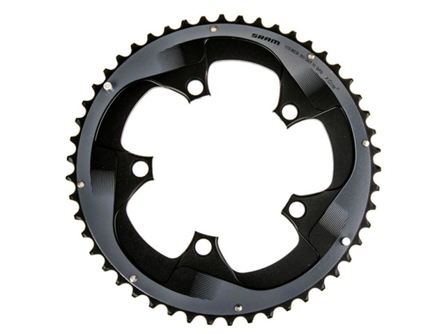 SRAM Force22/X-Glide R/Yaw klinge 50T 110 BCD – yderklinge, 11-speed, sort – billede 1