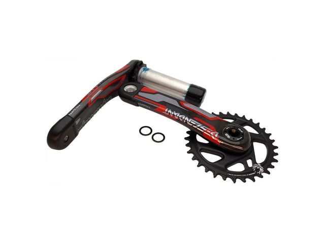Truvativ Descendant Eagle (Troy Lee) kranksæt – DUB, 32T, 170 mm, rød/grå grafik – billede 1