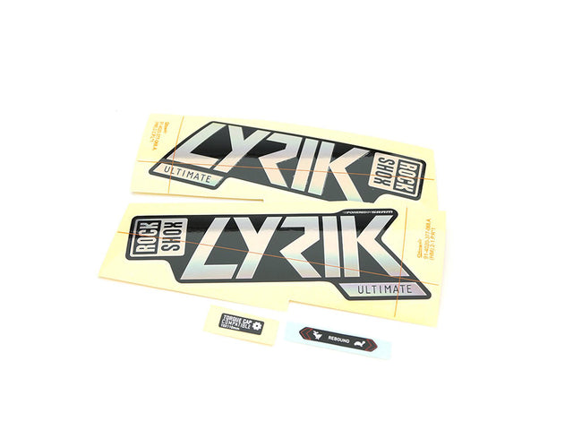 RockShox mærkater til Lyrik Ultimate (2021), 27,5/29", Gloss Rainbow – billede 1