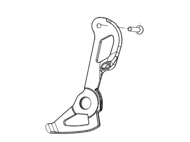 SRAM indre bur i carbon til Red eTap AXS bagskifter – billede 1