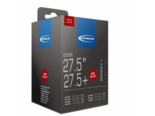 Schwalbe SV21F FREERIDE cykelslange 27,5 x 2,1 - 3,0" racerventil 40 mm – billede 1
