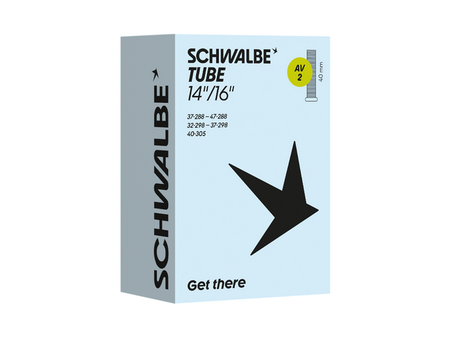 Schwalbe AV2 cykelslange 32-47x288-305 autoventil 40 mm – billede 1