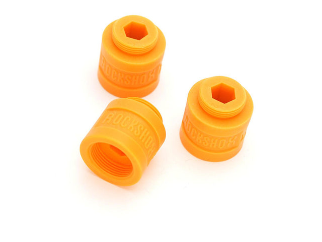 RockShox Bottomless Tokens til 35 mm Solo Air (3 stk.) - 35 Silver A1 – billede 1