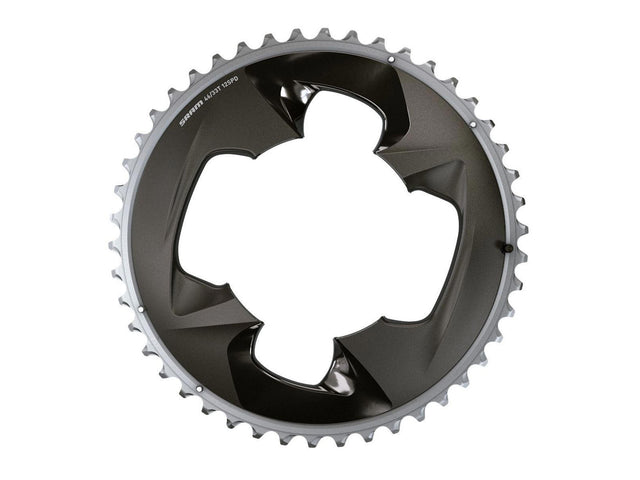 SRAM Force klinge 48T, 107 mm BCD, ydre klinge (dobbelt), polar grå – billede 1