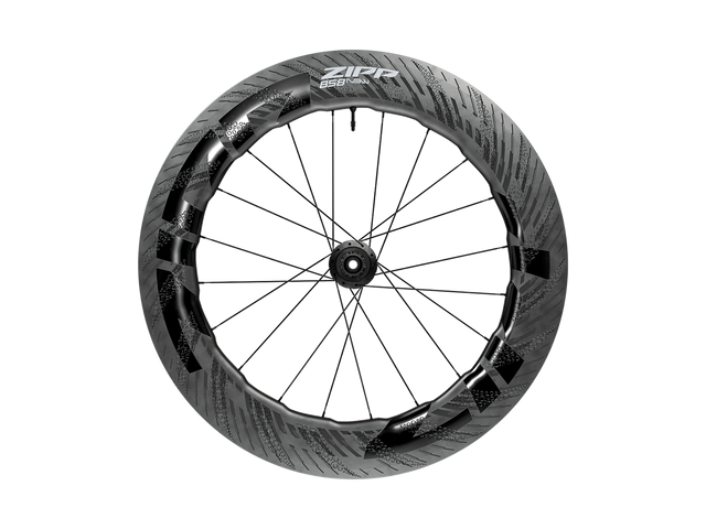 ZIPP 858 NSW 700c baghjul, skivebremse, steckaksel 12x142 mm, 11 gear – billede 1