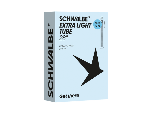 Schwalbe SCV15-EL Extra Light cykelslange 700 x 23-28c (23-28x622-630) Clik-ventil – billede 1