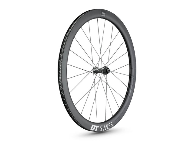 DT Swiss ERC 1400 SP 47 700c forhjul, skivebremse, Center Lock, steckaksel 12x100 mm – billede 1