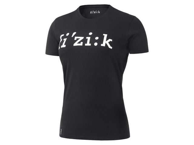 Fizik Big Logo T-shirt sort dame str. M – billede 1