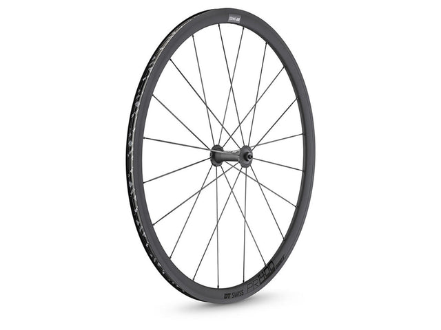 DT Swiss PR 1400 Dicut 32 Oxic 700c forhjul, aluminium, fælgbremse, QR 9x100 mm – billede 1