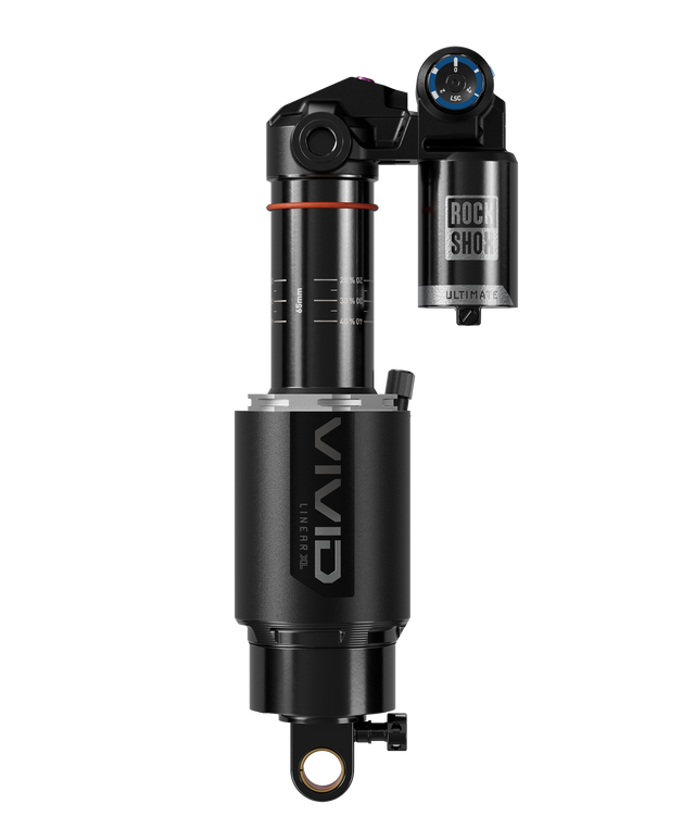 RockShox Vivid Ultimate RC2T D1 støddæmper, Trunnion – fra siden