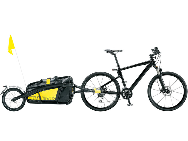 Topeak Journey cykeltrailer set fra siden