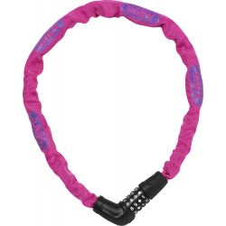 Abus Steel-O-Chain™ 5805C/75 pink, forsikringsgodkendt kædelås - 75 cm