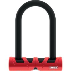 Abus bøjle Cykellås Ultimate 420/150HB140 + USH Rød med nøgle.