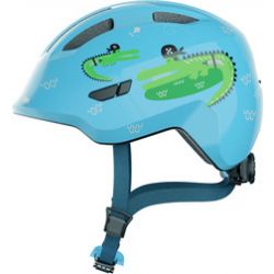 Abus Smiley 3.0 blue croco - børne cykelhjelm