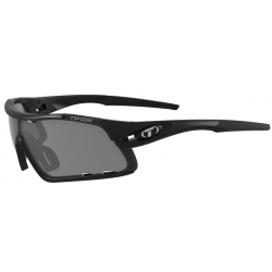 Tifosi mat sorte Davost cykelbriller med Smoke/red/clear linser