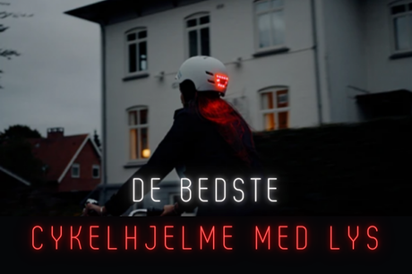 De bedste cykelhjelme med lys: Hjelme med indbygget lys til børn og voksne