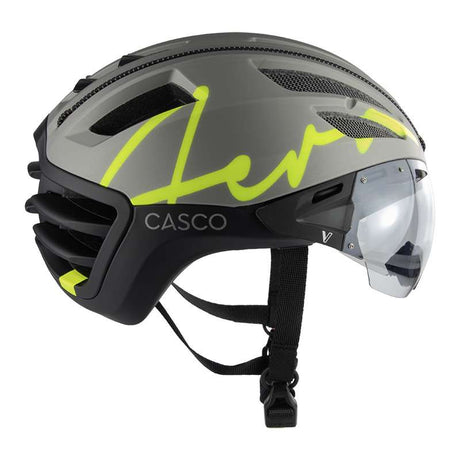 Casco SPEEDairo Aero Firefly Silver Black cykelhjelm