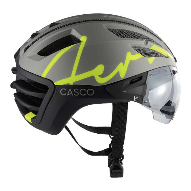 Casco SPEEDairo Aero Firefly Silver Black cykelhjelm