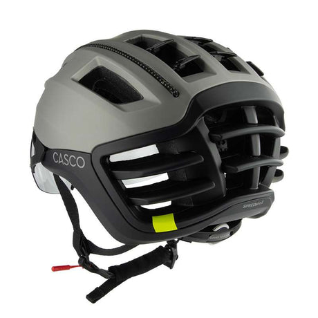 Casco SPEEDairo Aero Firefly Silver Black cykelhjelm