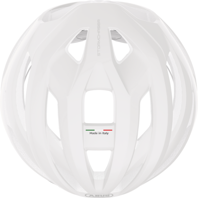 ABUS StormChaser ACE Pure White cykelhjelm