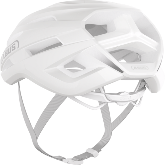 ABUS StormChaser ACE Pure White cykelhjelm