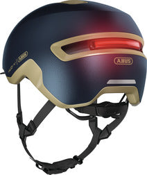 ABUS HUD-Y Midnight Gold cykelhjelm – produktbillede 6