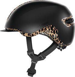 ABUS HUD-Y Leo Black cykelhjelm – produktbillede 1
