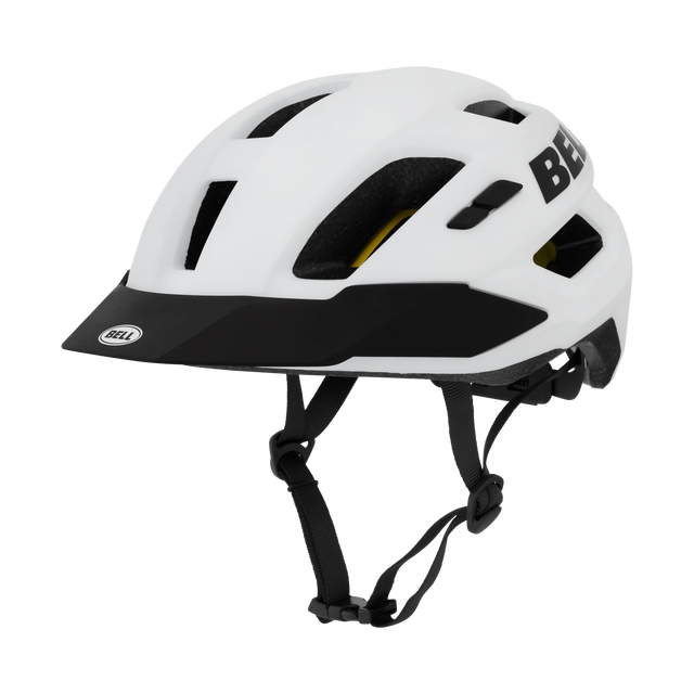 Bell Kick LED Mips i hvid - Cykelhjelm
