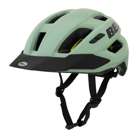 Bell Kick LED Mips i olivengrøn - Cykelhjelm