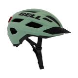 Bell Kick LED Mips i olivengrøn - Cykelhjelm