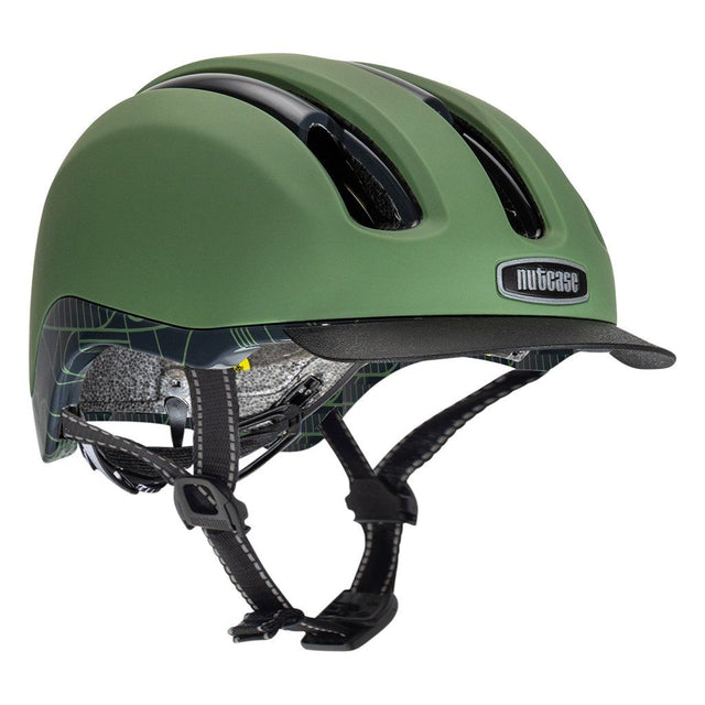 Nutcase Vio Adventure Bahous Green MIPS - Cykelhjelm