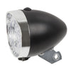 M-Wave Retro LED-cykelforlygte – sort, 3 × AAA
