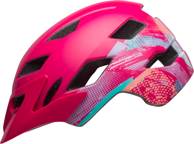 Bell Sidetrack Junior i Matte Berry Gnarly - Cykelhjelm