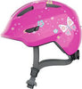 Abus Smiley 3.0 pink butterfly - børne cykelhjelm