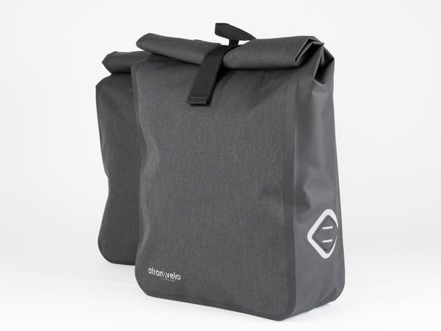 Atran Velo Sidetasker TRAVEL Vandtæt Grå/Sort AVS – billede 3