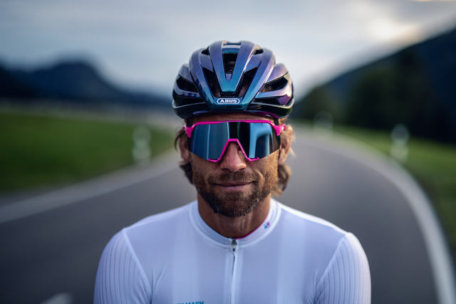 Abus StormChaser pastel rose shiny cykelhjelm