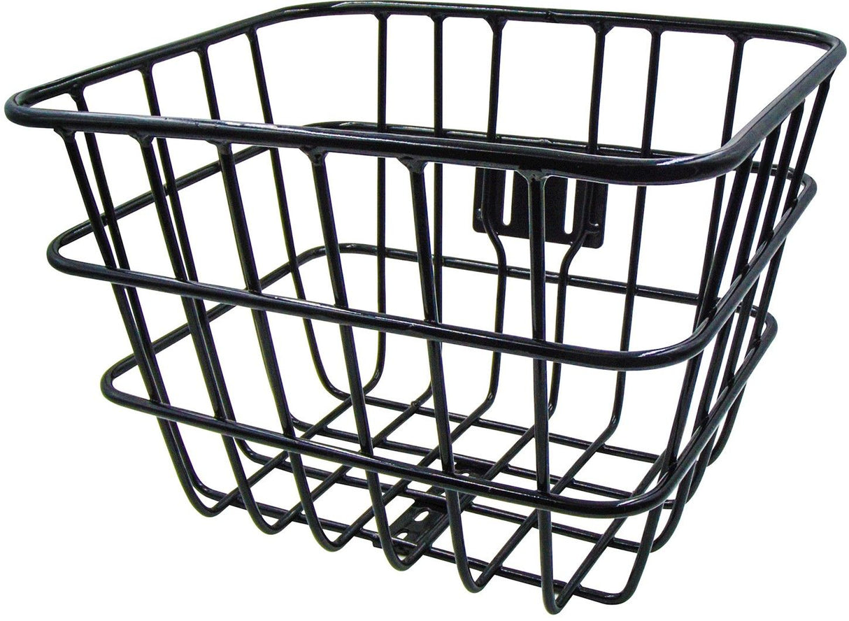Bike Attitude frontkurv alu 38x30x27cm inkl. tilbehør (Black Winther) matsort