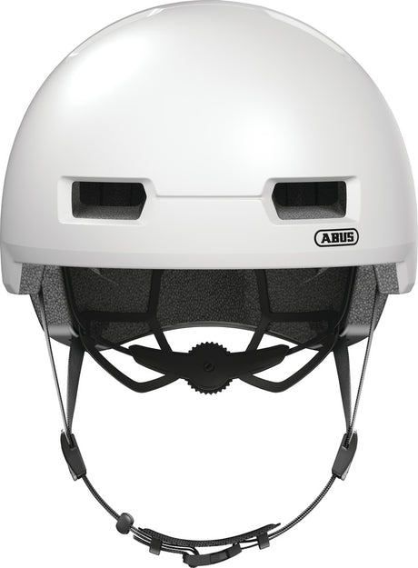 Abus Skurb ACE silver white - Cykelhjelm